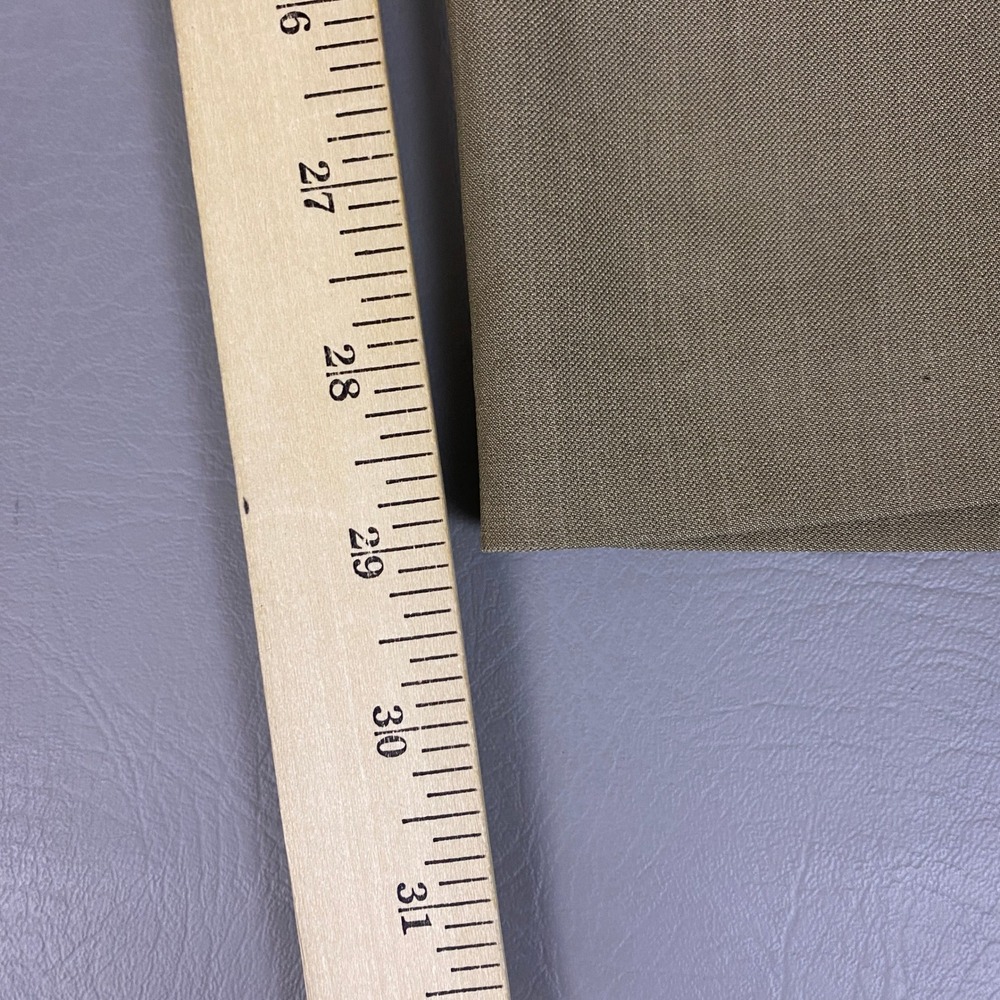 Haggar Khaki Dress Pants Men's Size 40x30 Tan No Iron Business Casual Flat Front - Picture 10 of 12
